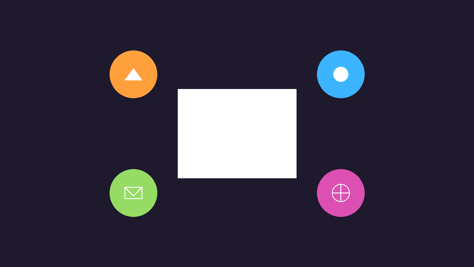 Ekran komputera z wykresem wzrostu i ikonami kanałów marketingu cyfrowego